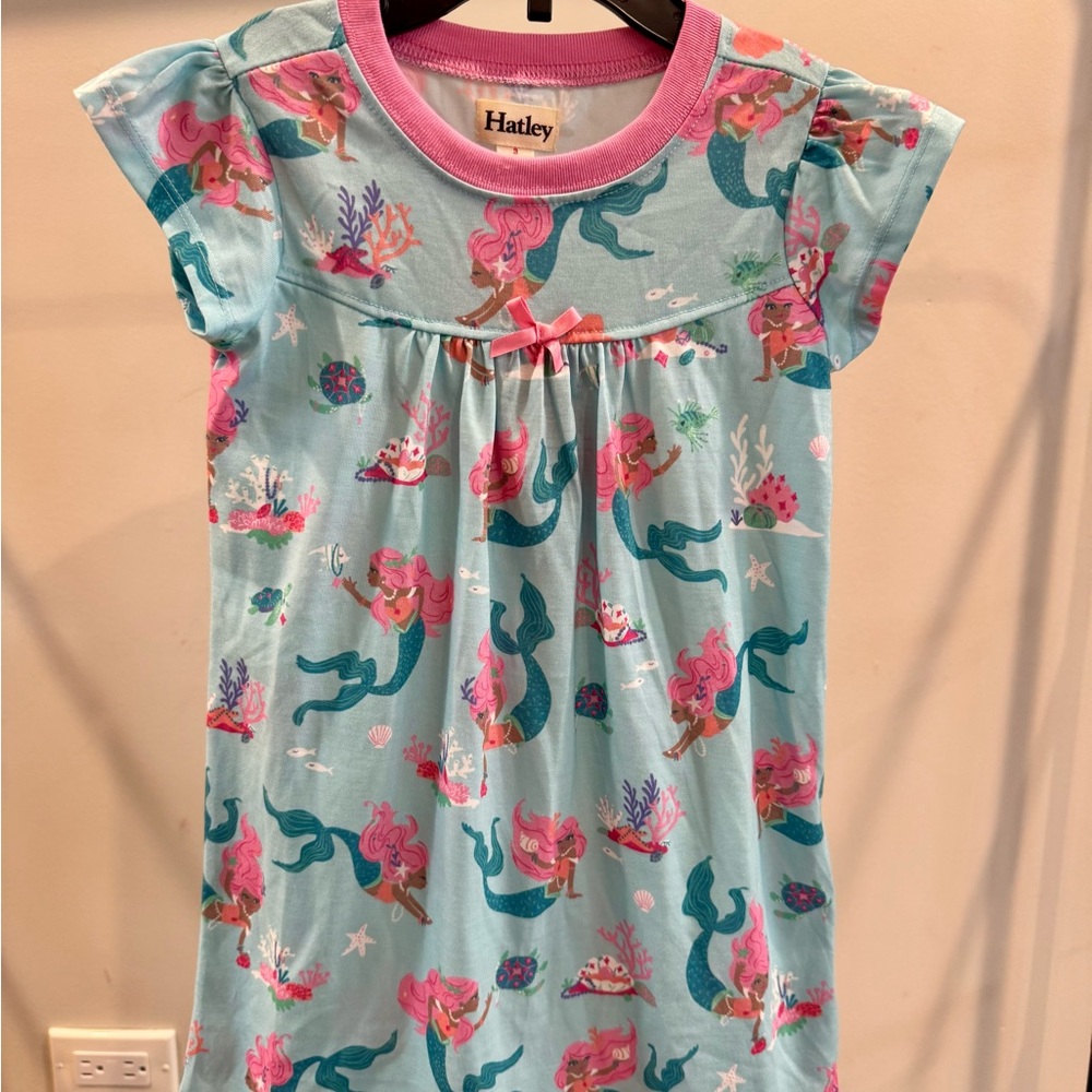 Hatley Kids Mermaid Nightgown - Aqua and Pink